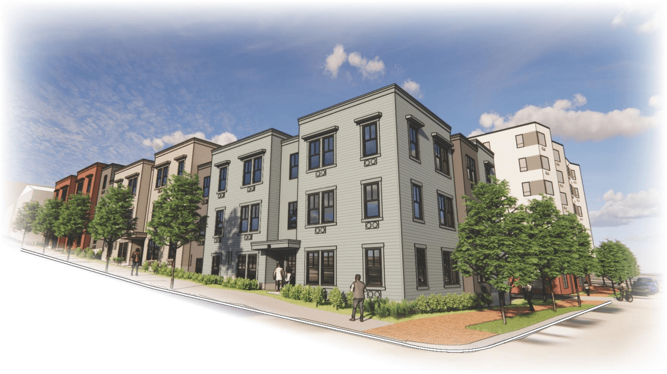 Rendering of Mayo Housing